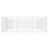Outdoor Dog Kennel Galvanized Steel 224.4"x224.4"x72.8