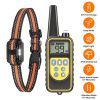 Dog Training Collar with Remote Rechargeable Dog Training Collar IP68 Waterproof with 4 Training Modes 3 Channels for Medium and Small Dogs