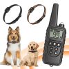 Dog Training Collar with Remote Rechargeable Dog Training Collar IP68 Waterproof with 4 Training Modes 3 Channels for Medium and Small Dogs